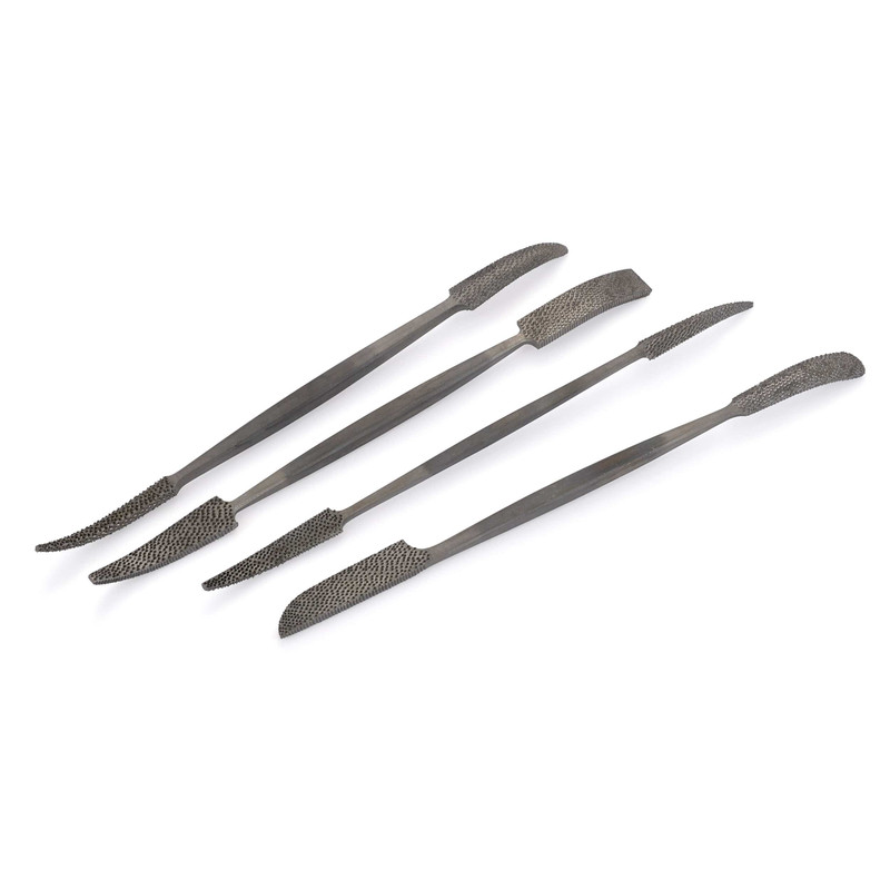 7" Riffler Set - 13 Grain- 4 Piece